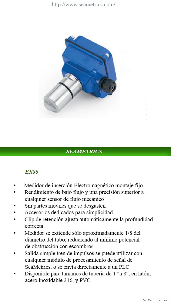 SEAMETRICS EX / Electromagn�tico por inserci�n