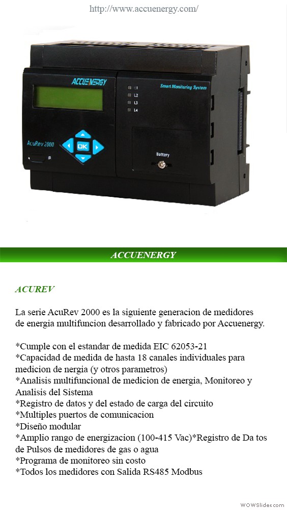 AcuRev / multicanal con memoria